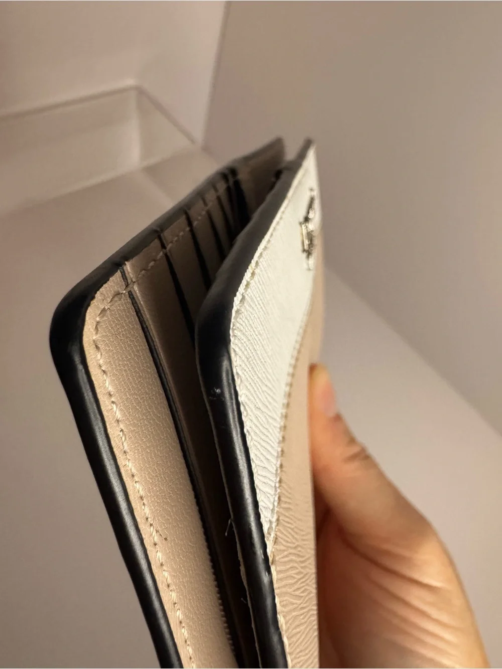 #416 Kate Spade New York Staci Large Slim Bifold Color Block Wallet